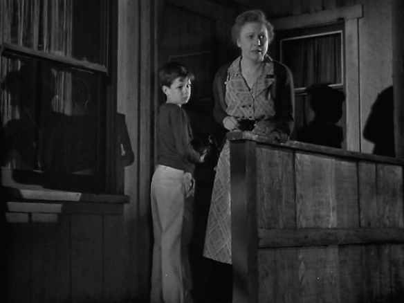 Lurene Tuttle and Robert Hyatt as her son in Tomorrow is Another Day (1951)