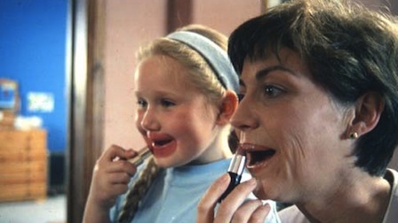 Chloe Ferguson (left) & Celine O'Leary in The Quiet Room (1996)