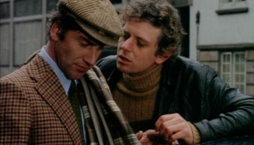 Mark Burns on right in A Day at the Beach