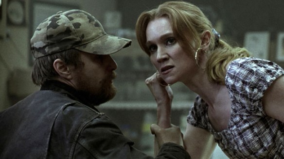 Sam Rockwell & Amy Sloan in A Single Shot (2013)