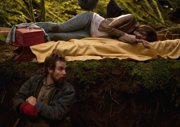 Sam Rockwell attempts to bury a mistake in A Single Shot (2013)