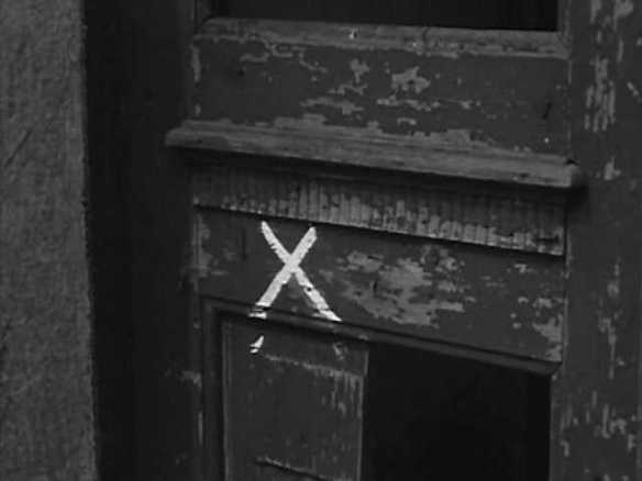 A sign from a human survivor? (from The End of August at the Hotel Ozone)