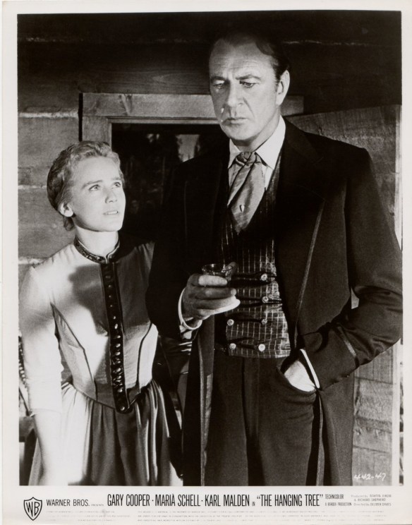 Maria Schell and Gary Cooper in The Hanging Tree (1959)