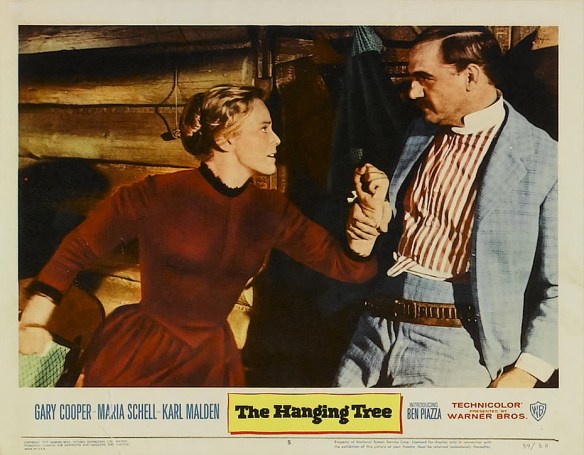 Maria Schell and Karl Malden in The Hanging Tree (1959)