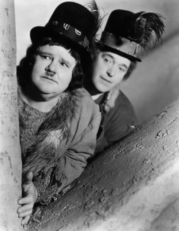 Laurel and Hardy in The Bohemian Girl (1936); image courtesy of www.doctormacro.com