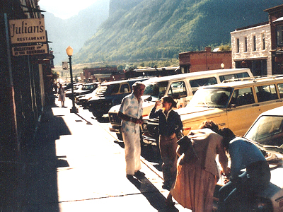Elisha Cook, Jr. at the 8th Telluride Film Festival (1981, photo by Jeff Stafford)