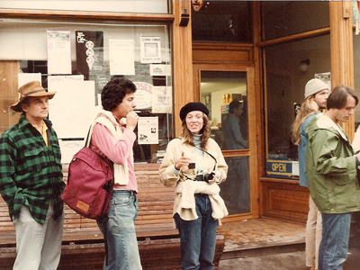 Kent and Mary at the 8th Telluride Film Festival (1981, photo by Jeff Stafford)