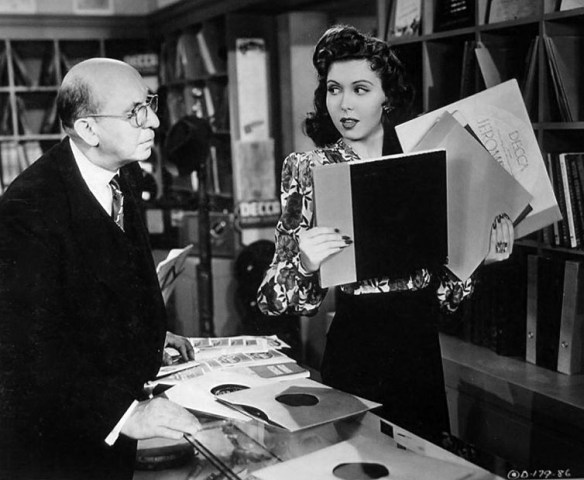 Andrew Tombes and Ann Miller in Reveille with Beverly (1943).