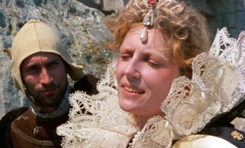 Jenny Runacre as Queen Elizabeth I in Derek Jarman's Jubilee (1978)