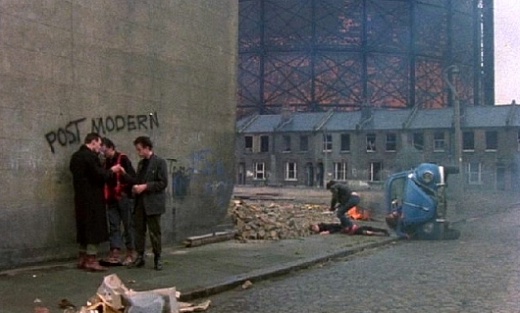 Jubilee (1978), shot on location in London around Southwark, Rotherhithe and Victoria Docks