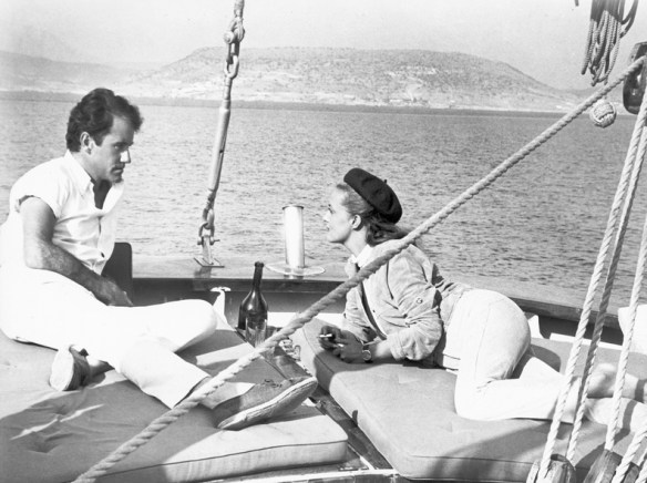 Ian Bannen and Jeanne Moreau in The Sailor from Gibraltar (1967), directed by Tony Richardson