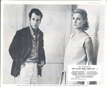 Ian Bannen and Vanessa Redgrave in The Sailor from Gibraltar (1967)