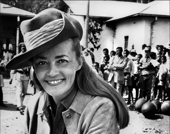 Jeanne Moreau on the set of The Sailor from Gibraltar (1967)