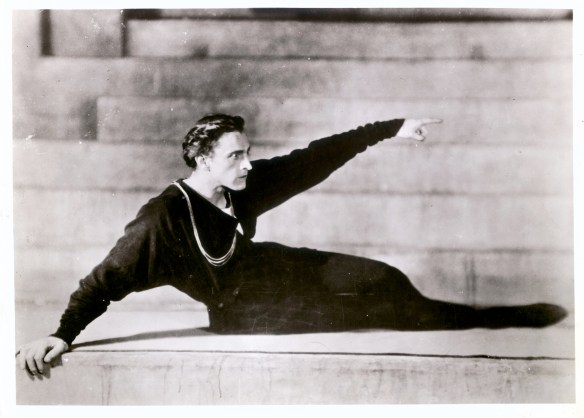 John Barrymore on stage