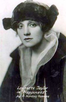 Broadway actress Laurette Taylor