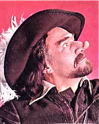 Christopher Plummer on stage as Cyrano de Bergerac