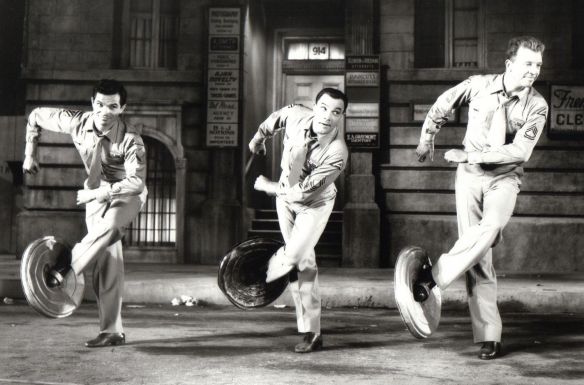 From the Left: Michael Kidd, Gene Kelly and Dan Dailey in It's Always Fair Weather