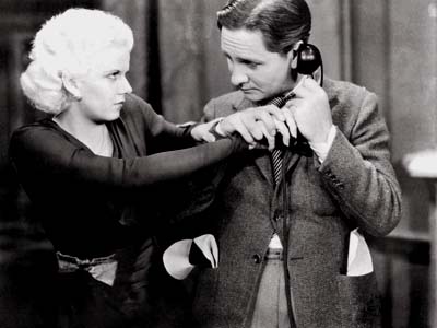 Jean Harlow and Robert Williams in Frank Capra's Platinum Blonde