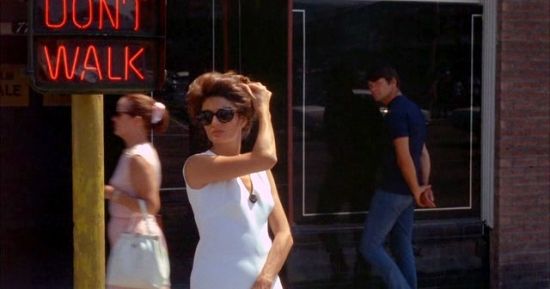 Anouk Aimée in Jacques Demy's Model Shop (Gary Lockwood lurks in the background)