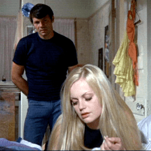 Gary Lockwood and Alexandra Hay in Model Shop (1969)