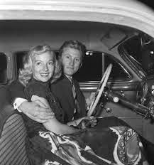 Kirk Douglas and Evelyn Keyes circa 1953