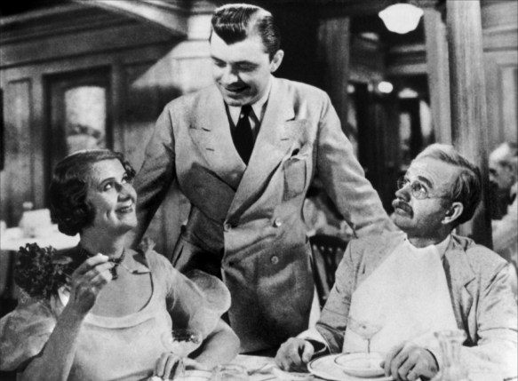 Ruth Donnelly, Lyle Talbot (center) and Lucien Littlefield are enjoying a vacation outside the law in Mandalay (1934), directed by Michael Curtiz