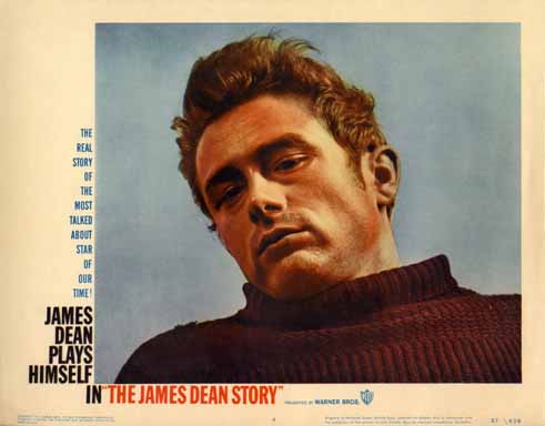 The James Dean Story lobby card