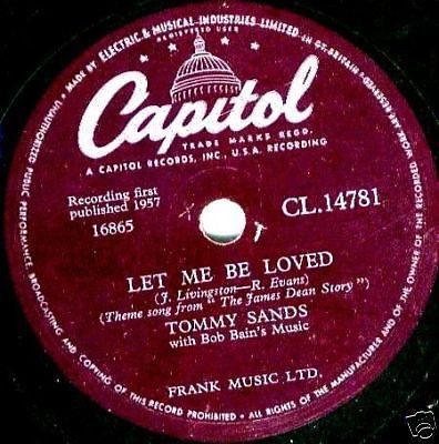 Let Me Be Loved single by Tommy Sands