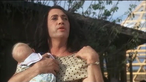 David Carradine as Pearl in the 1989 cult film, Sonny Boy