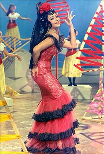 Helen (aka Helen Jairag Richardson Khan) is a Bollywood musical legend