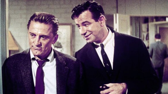 Kirk Douglas & Walter Matthau play dissatisfied husbands in suburbia in Strangers When We Meet (1960). 