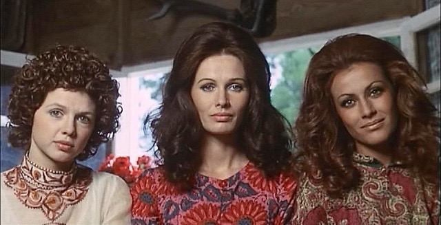 (from left to right) Haydee Politoff, Ida Galli and Silvia Monti in Queens of Evil (aka La Regine, 1970)