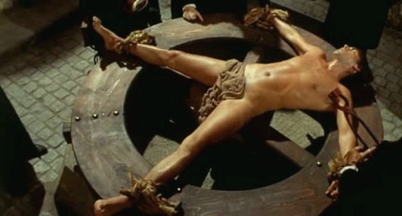 Tomas Milian is accused of murder in Beatrice Cenci (1969) but refuses to confess under extreme torture.