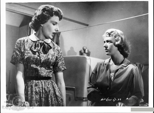 Nancy Marchand (left) makes her feature film debut in The Bachelor Party (1957), written by Paddy Chayefsky.
