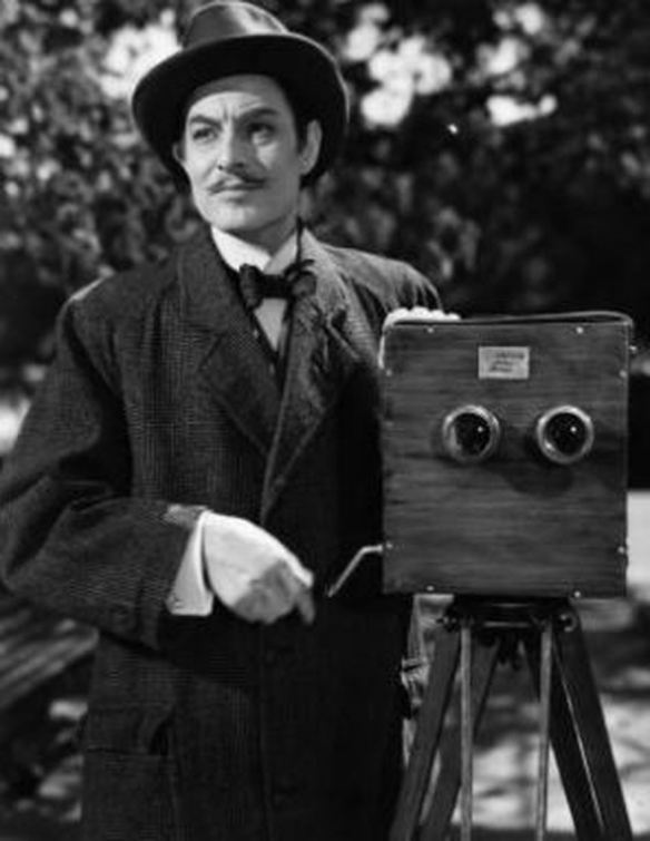 Robert Donat as obscure film pioneer William Friese-Greene in the 1951 British biopix, The Magic Box.