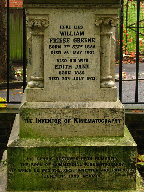 The Gravestone of William Friese-Greene