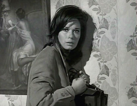 Lea Massari plays a lawyer kidnapped by the OAS in the political thriller L'Insoumis (aka The Unvanquished, 1964).