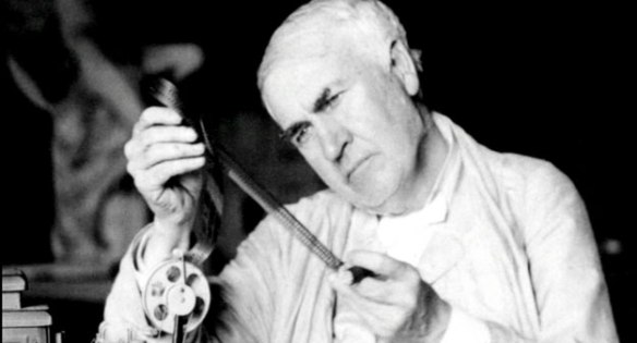 American inventor Thomas Alva Edison (1847-1931).